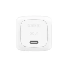 BELKIN - Cargador 30W USB-C A C Blanco Compatible con iPhone y Android