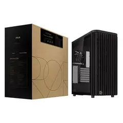 GENERICO - Chassis PC Asus ProArt PA401 Negro con Panel de Vidrio Templado y 3 Ventiladores No RGB