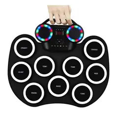 GENERICO - Bateria Flexible Con Parlante Bluetooth Y Baquetas Para Musicos
