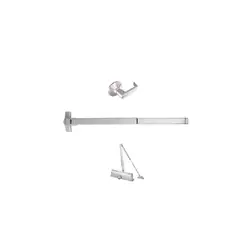 YALE - COMBO SENCILLO ANTIPANICO TAMPA 1 MANIJA EIFFEL+1 CIERRA PUERTA DE 150KG Y UNA BARRA UE1 SKU