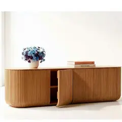 22 GRADOS DECORACION - Recibidor Frigg en roble 200cm x 50cm