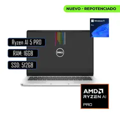 DELL - PORTATIL PRO 14 AMD RYZEN AI 5 PRO 340 RAM 16GB DDR5 SSD 512GB M.2 WIN11 PRO