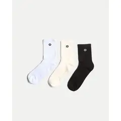 ATMOS - Medias X3 Para Mujer Caña Media Color Negro Marca #31980038