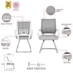 MUEBLESYA - Silla de Escritorio y Oficina Tequendama Ergonómica Básica Funcional