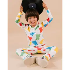 DOSOJOS - Pijama de dos piezas para niñas y niños – Estampado ositos de gomita