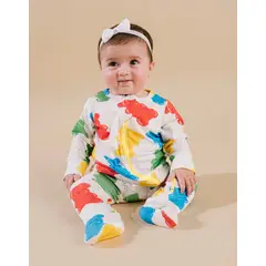 DOSOJOS - Pijama enteriza para bebés muy suave - Estampado ositos de gomita