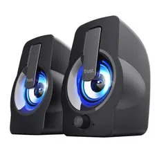 TRUST - Parlante Gemi 2.0 Usb 12W Iluminacion Led Rgb Negro