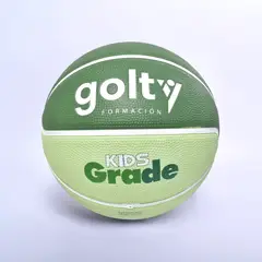 GOLTY - BALÓN DE BALONCESTO PARA NIÑOS KIDS GRADE No5 VERDE