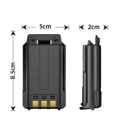 BAOFENG - Batería UV-5R USB-C recargable 3800mAh BL-5 Walkie Talkie