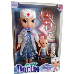 GENERICO - Muñeca Princesa Doctora Sonido Musical Juguete Niñas