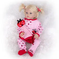 GENERICO - Bebe Realista Cuerpo Completo en Vinilo Siliconado + Peluche + Accesorios Reborn