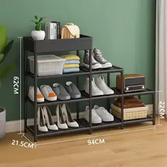 CLEAN - Estante Zapatero Organizador De Zapatos 6 Niveles Escalonado Resistente