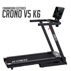 K6 - Caminadora Electrica Plegable Gimnasio Hogar Crono V5