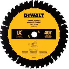 DEWALT - Disco sierra circular 12" x 40 dientes