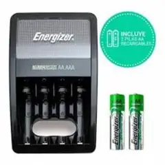 ENERGIZER - Cargador De Baterias Maxi + 2 Pilas Aa 1300mah