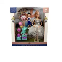 GENERICO - Set Muñeca Barbi y Mini Ken