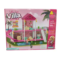 GENERICO - Casa Villa De Muñecas Castillo De Niñas Casas Mansión 108 pcs