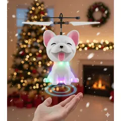 HOMETLY - Drones para niñas voladora juguete para navidad perrito