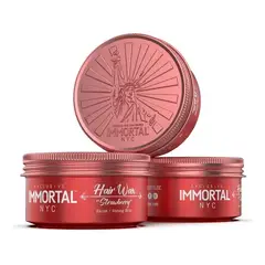 AMERICAN GENERICS - Cera moldeadora Immortal hair wax Strawberry roja