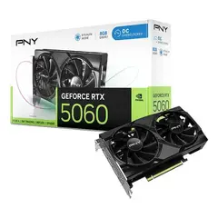 PNY - Tarjeta De Video Rtx 5060 Oc 8gb Gddr7 Dual Fan