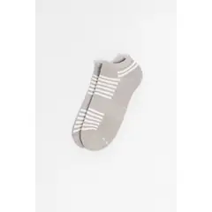 KOAJ - Medias unicolores tobilleras con rayas localizadas Mujer