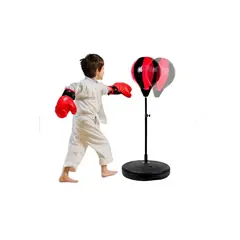 GENERICO - Kit Boxeo Para Niños Pera Con Soporte Deportes + Guantes