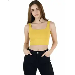 MOLGOA - Crop Top Para Mujer- The Pause
