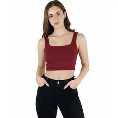 MOLGOA - Crop Top Para Mujer- The Pause