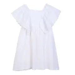 CODELIN - Vestido Con Guipiure Niña 390329A Codelín Marfil