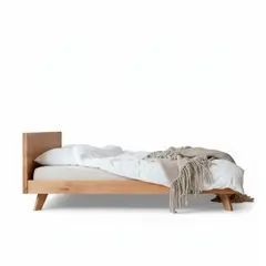 22 GRADOS DECORACION - Cama Ammit en roble King Size para colchón 200cm x 200cm