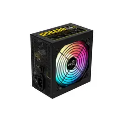 AEROCOOL - Fuente De Poder Gamer Dorado 750w 80 Gold Argb Color Negro