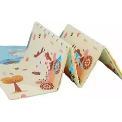GENERICO - Tapete De Juego Plegable Gateo Bebé 200x180x1 Cms Doble Faz