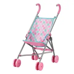 GENERICO - Juguete Coche Para Muñecas Hasta 35 Cm Rosa Con Verde