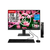 LENOVO - COMPUTADOR TINY INTEL CORE I5-13420H SSD 256GB RAM 12GB 21.5 FHD S22-4e