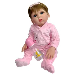 GENERICO - Bebé Realista Recién Nacido Reborn Pestañas Pelo Accesorios Niña 2506-13