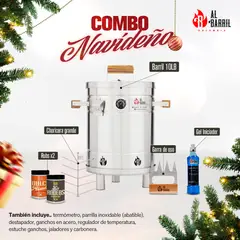 AL BARRIL - Combo Navideño - Barril 10 Libras - Accesorios