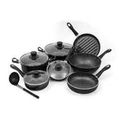 UNIVERSAL - Bateria De Cocina Antiadherente Ultra 12pz L72513