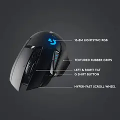 LOGITECH - Mouse Inalámbrico G 502 Lightspeed RGB