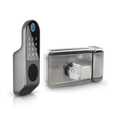 GENERICO - Cerradura de Puerta Inteligente Tuya con Desbloqueo Multiple Huella Clave y Aplicacion