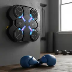 GENERICO - Maquina De Boxeo Musical Inteligente Con Guantes Bluetooth