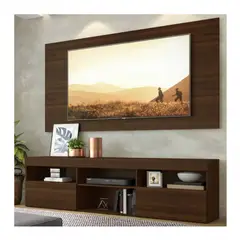 GENERICO - Rack Con Panel California Para Tv Hasta De 65 Pulgadas Madera