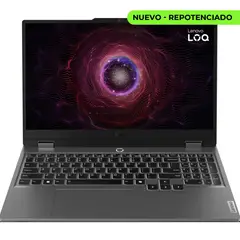LENOVO - Portátil LOQ Ryzen 7 250 Ram 16GB SSD 512GB RTX 5060 8GB 15,6" FHD 144Hz