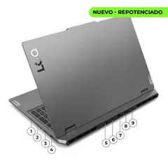 LENOVO - Portátil LOQ Ryzen 7 250 Ram 24GB SSD 512GB RTX 5060 8GB 15,6" FHD 144Hz