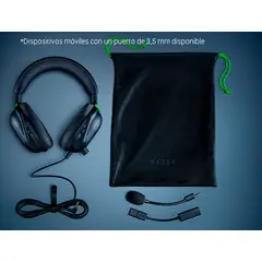 RAZER - Audifonos Blackshark V2 + Usb Sound Card- Black