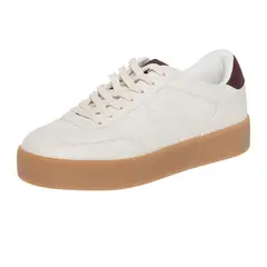 BRASH - Zapatos Casuales Tipo Sneakers Mesa Para Mujer Beige 201654