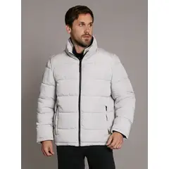 CALVIN KLEIN - Chaqueta azul acolchada essential