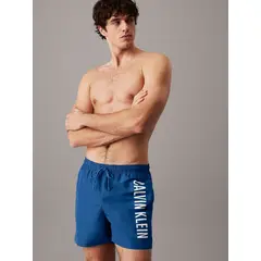 CALVIN KLEIN - Pantaloneta de baño de largo medio con cordón - Intense Power