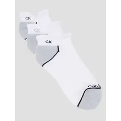 CALVIN KLEIN - Pack blanco de 3 medias invisibles