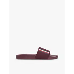 TOMMY HILFIGER - Sandalias rojo texturizadas de piscina