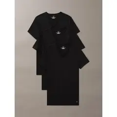 CALVIN KLEIN - Pack de 3 camisetas con cuello V - Cotton Classics